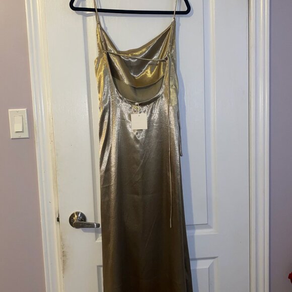 Satin Maxi Dress - Picture 2 of 2